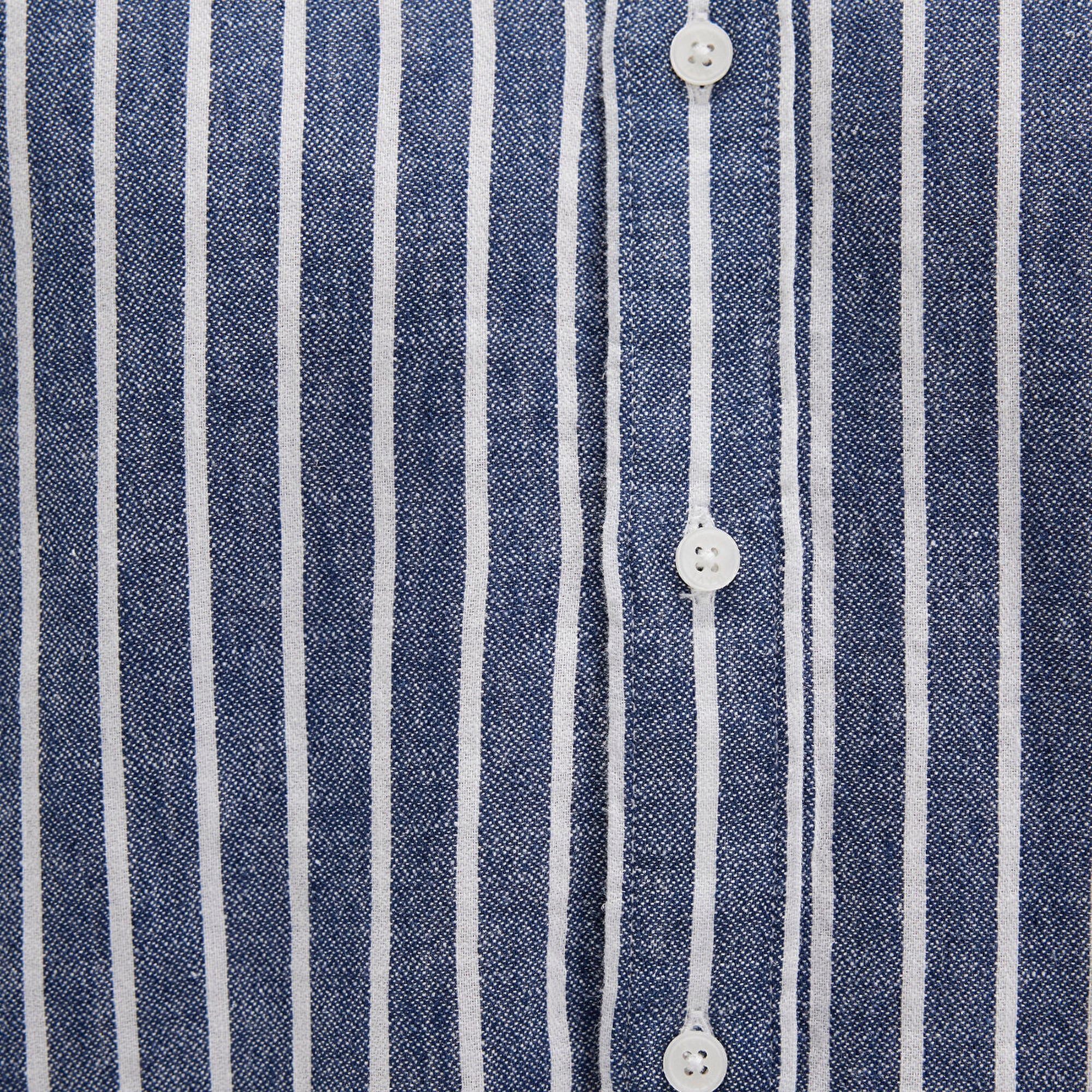 Mavi Çizgili Renkli Gömlek Slim Fit / Dar Kesim 0211698-90917