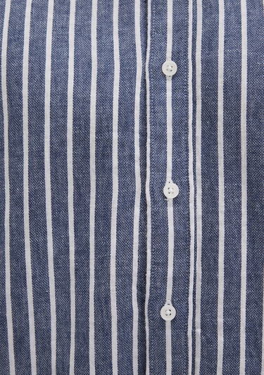  Mavi Çizgili Renkli Gömlek Slim Fit / Dar Kesim 0211698-90917