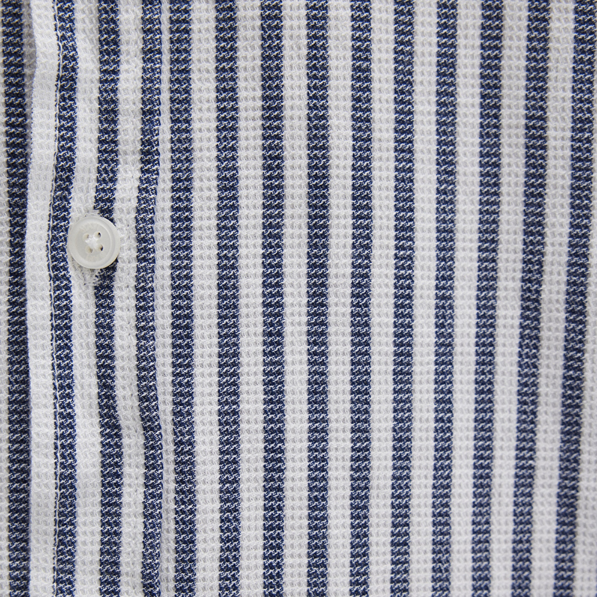 Mavi Çizgili Lacivert Gömlek Slim Fit / Dar Kesim 0211692-90911