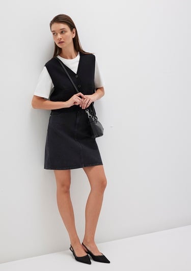  Mavi Valerie Casual Gri Jean Etek 1319890550