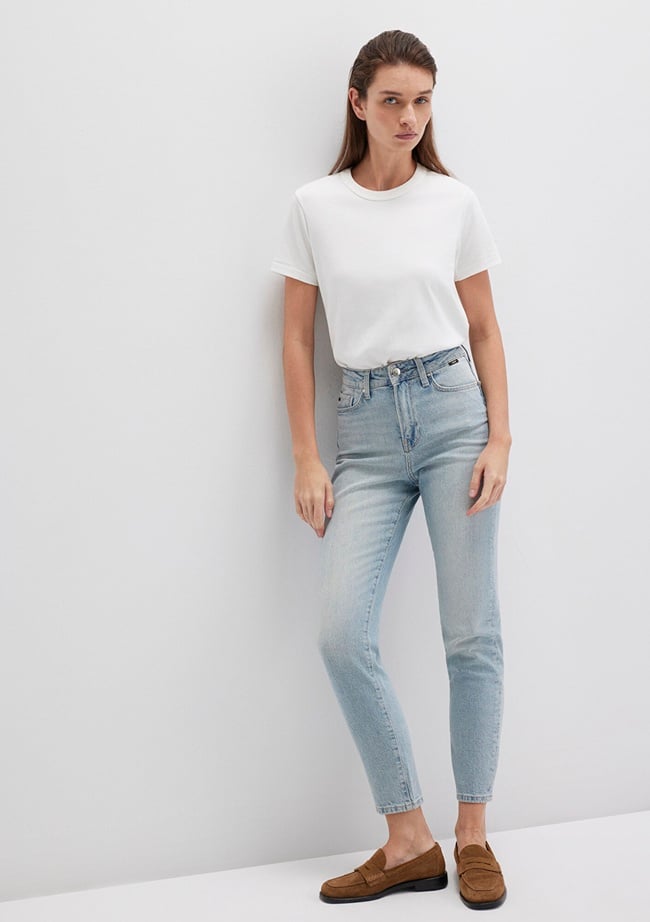  Mavi Star Classic Denim Puslu Açık Mavi Jean Pantolon 101077-90535