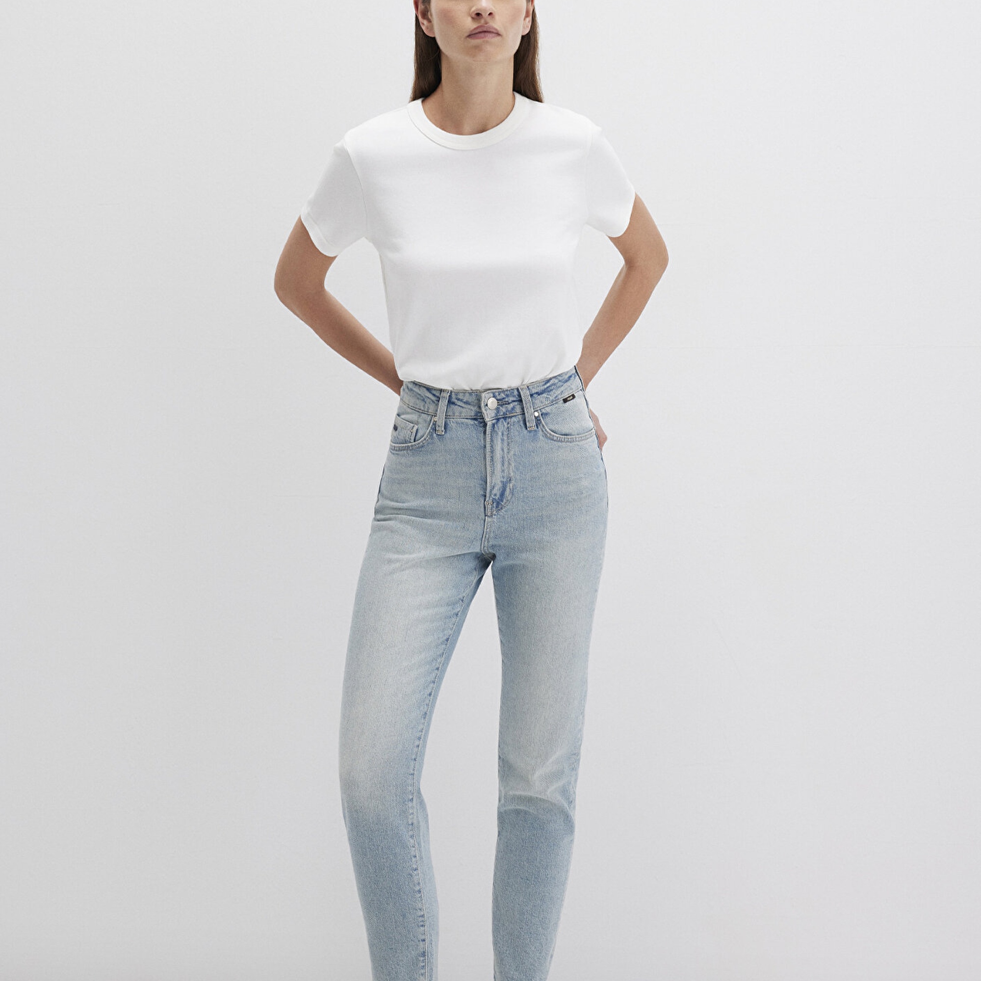 Mavi Star Classic Denim Puslu Açık Mavi Jean Pantolon 101077-90535