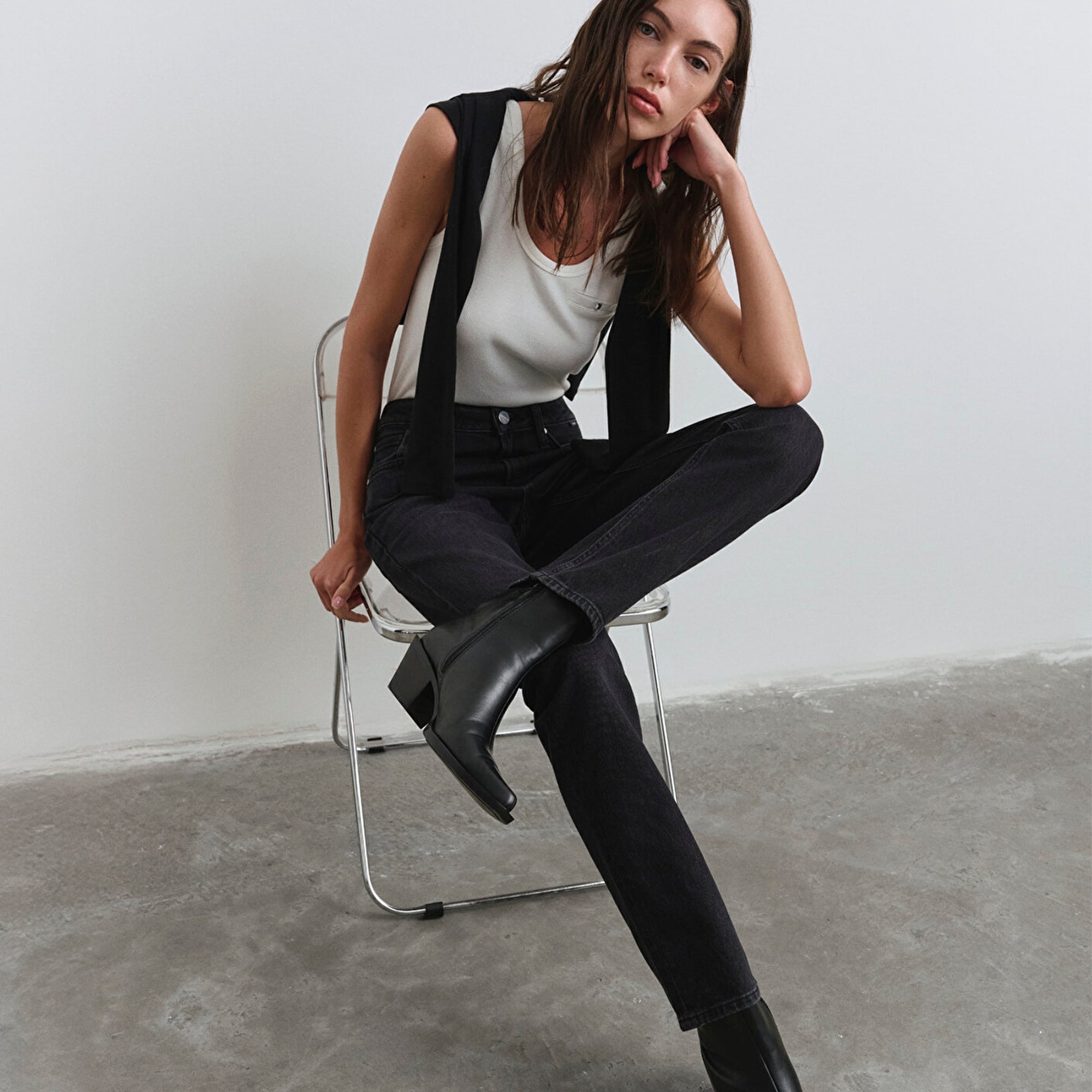 Mavi Rockstar Iconic Koyu Gri Smoke Jean Pantolon 1010762-90529