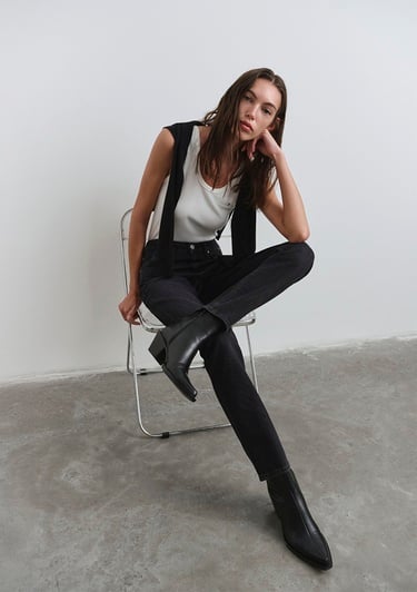  Mavi Rockstar Iconic Koyu Gri Smoke Jean Pantolon 1010762-90529