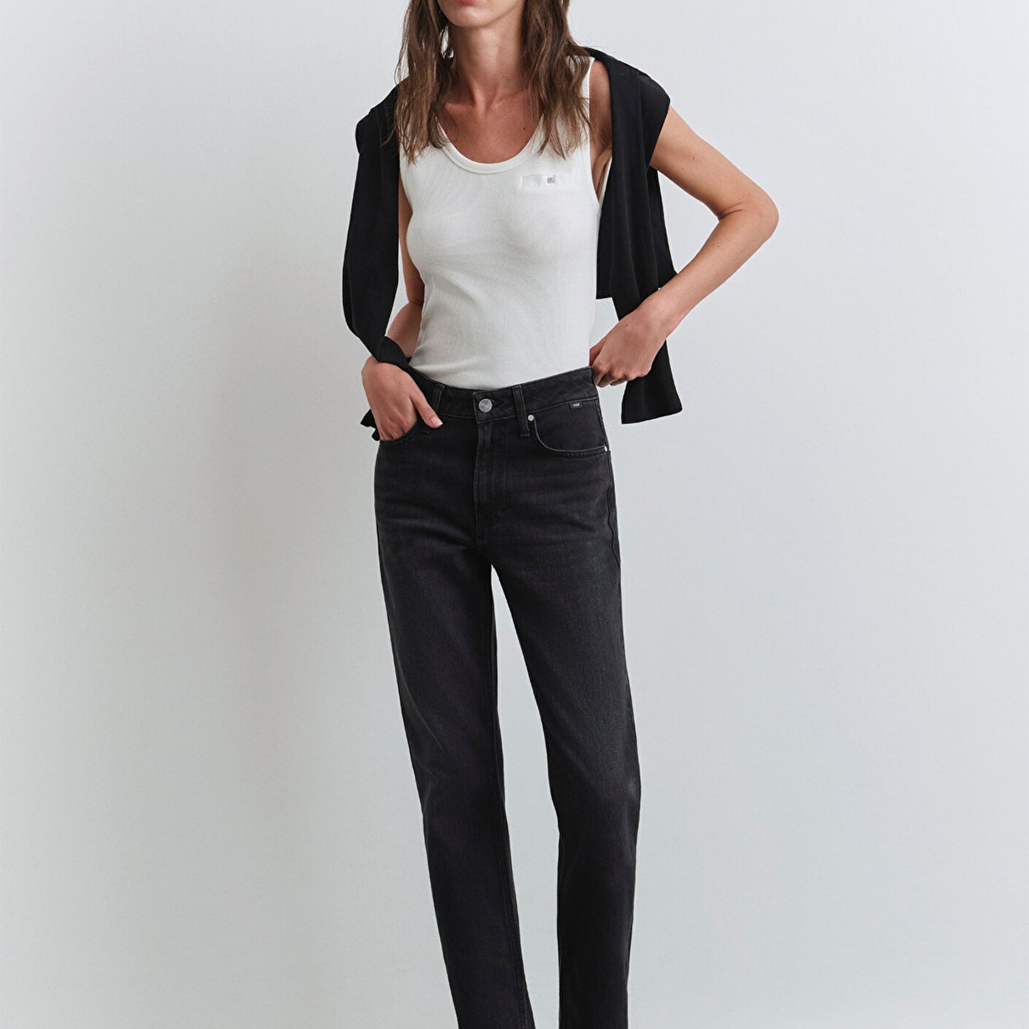 Mavi Rockstar Iconic Koyu Gri Smoke Jean Pantolon 1010762-90529