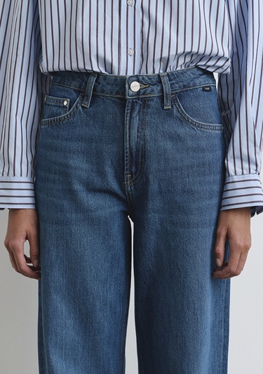  Mavi Malibu Icon Puslu Koyu Mavi Jean Pantolon 1010152-90516