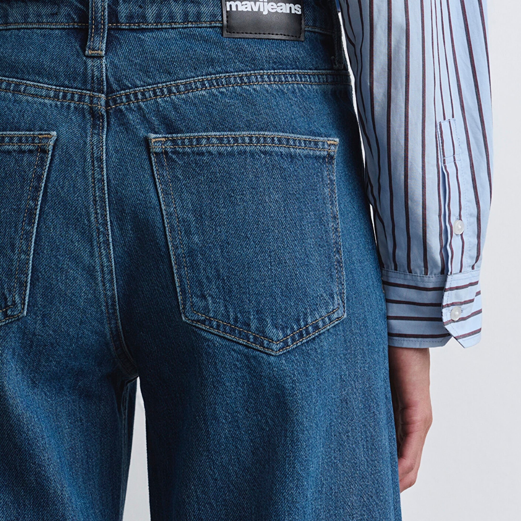 Mavi Malibu Icon Puslu Koyu Mavi Jean Pantolon 1010152-90516