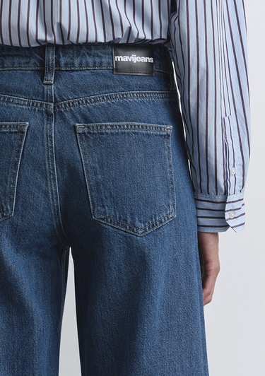  Mavi Malibu Icon Puslu Koyu Mavi Jean Pantolon 1010152-90516
