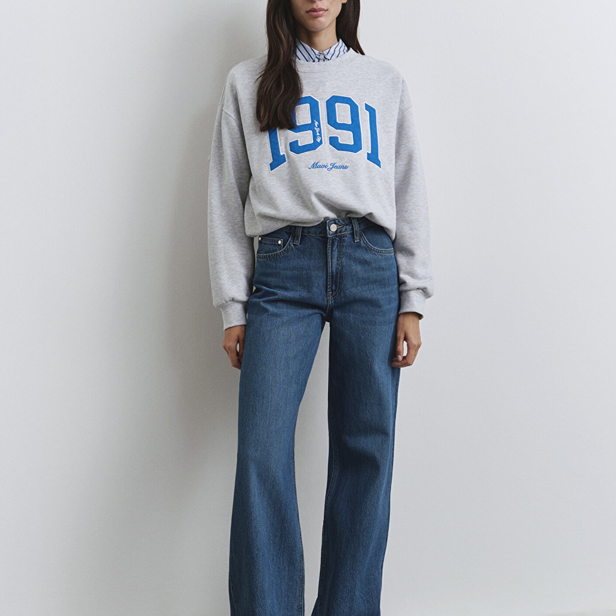 Mavi Malibu Icon Puslu Koyu Mavi Jean Pantolon 1010152-90516