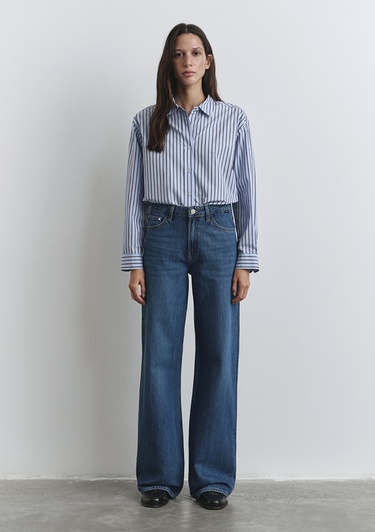  Mavi Malibu Icon Puslu Koyu Mavi Jean Pantolon 1010152-90516