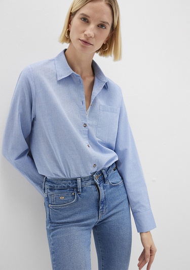  Mavi Mavi Gömlek Regular Fit / Normal Kesim 1211172-84179