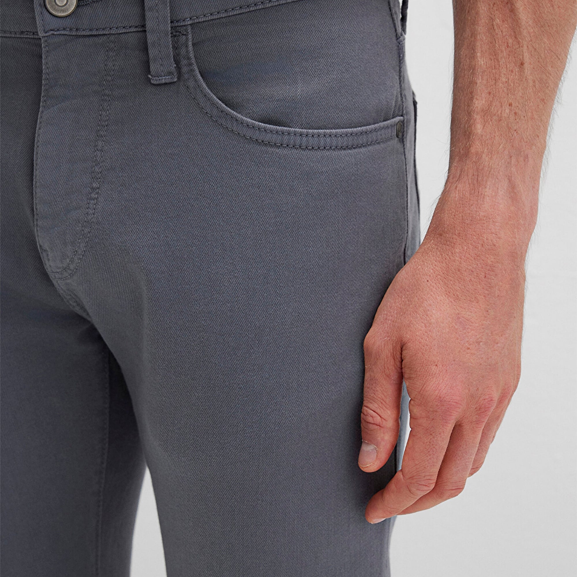 Mavi Jake Sisli Gri Gabardin Pantolon 0042290683