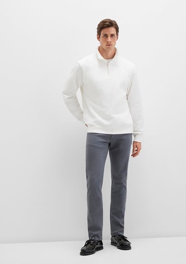  Mavi Jake Sisli Gri Gabardin Pantolon 0042290683