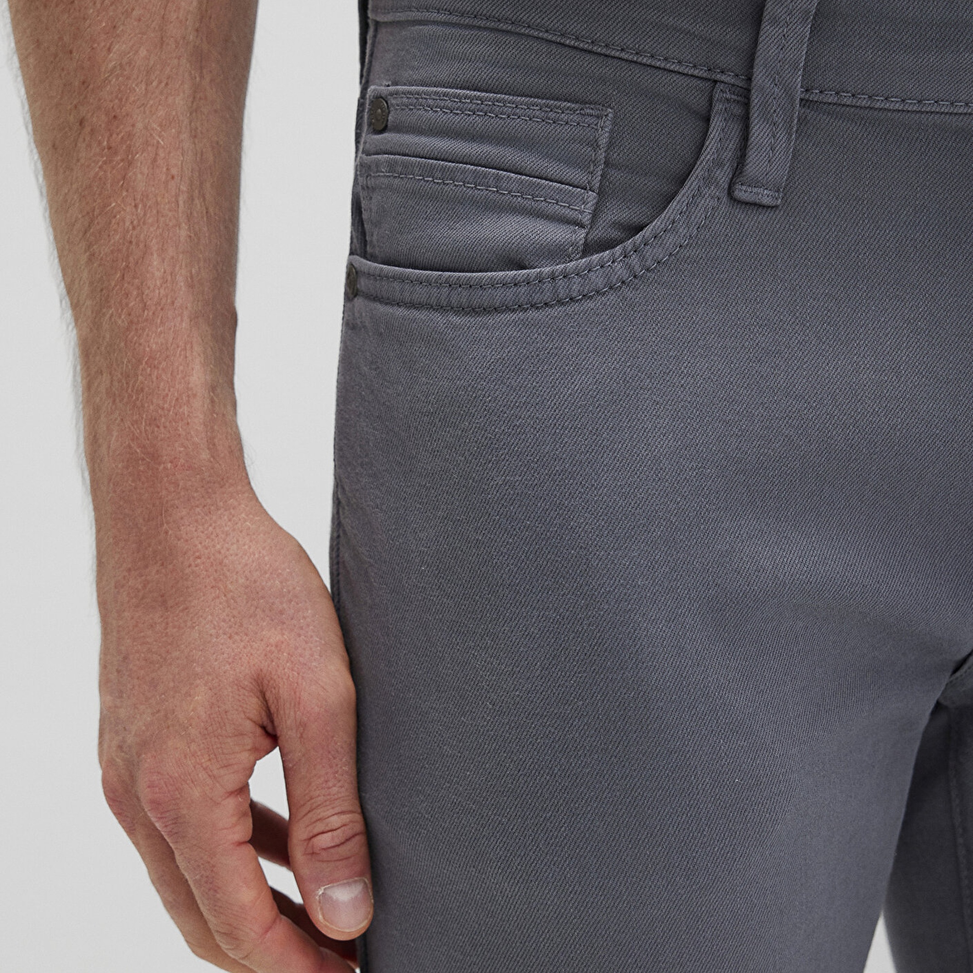 Mavi Jake Sisli Gri Gabardin Pantolon 0042290683