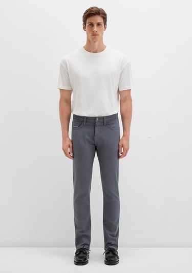  Mavi Jake Sisli Gri Gabardin Pantolon 0042290683