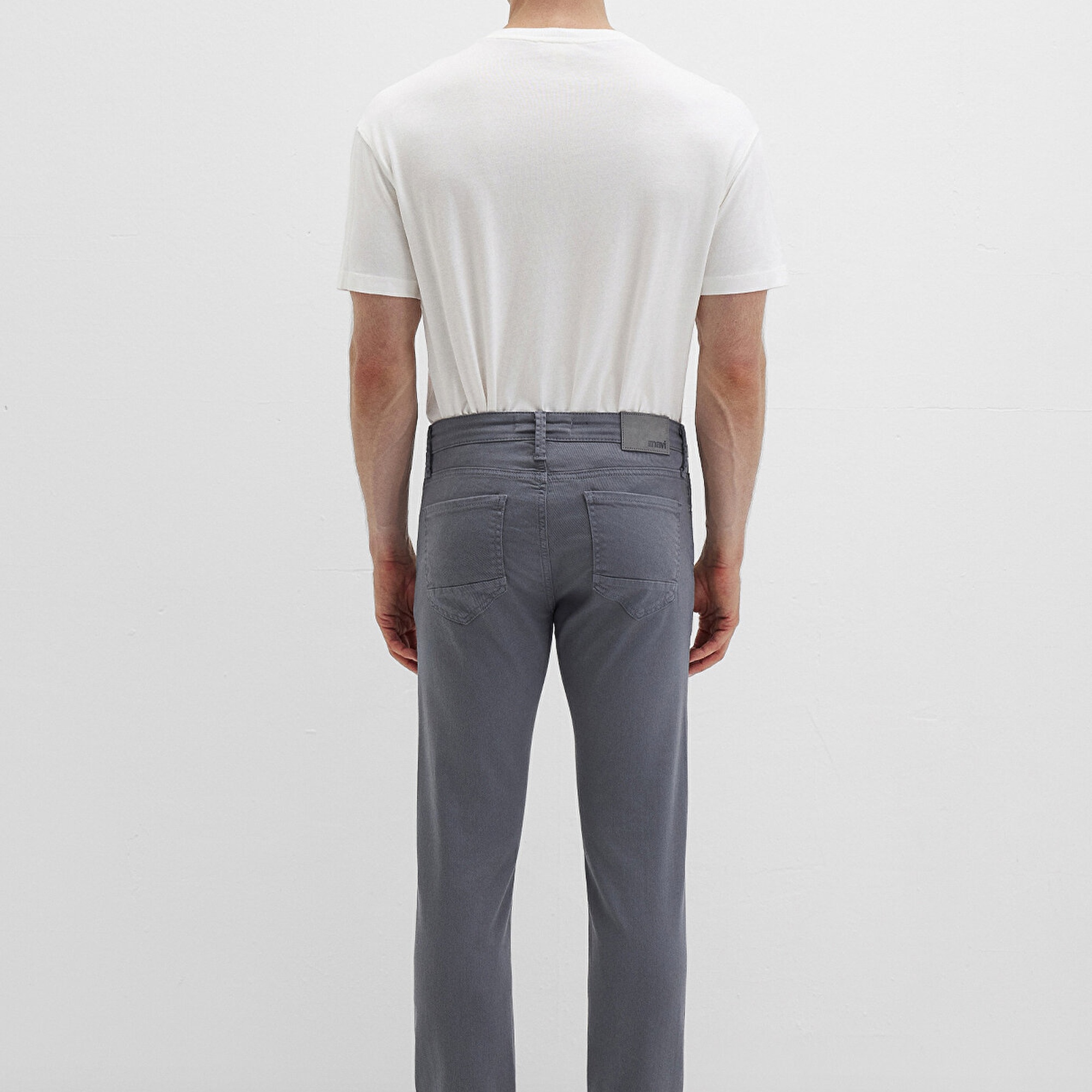 Mavi Jake Sisli Gri Gabardin Pantolon 0042290683