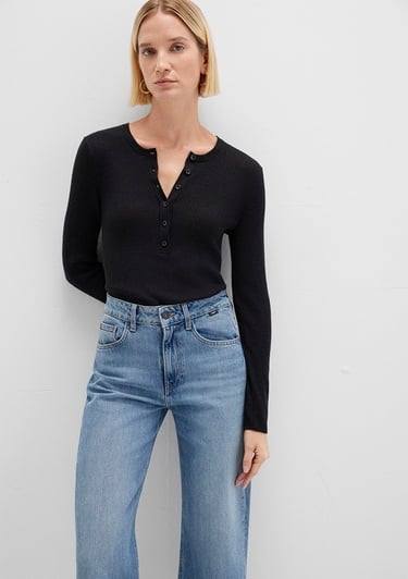  Mavi Antrasit Kazak Fitted / Vücuda Oturan Kesim 1710730-80023