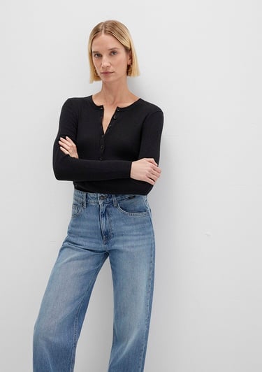  Mavi Antrasit Kazak Fitted / Vücuda Oturan Kesim 1710730-80023