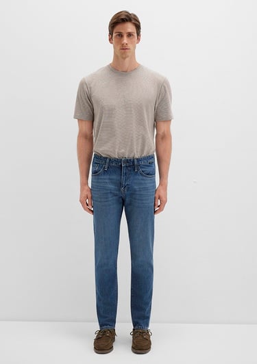  Mavi Milan Street Puslu Koyu Mavi Jean Pantolon 0081088217