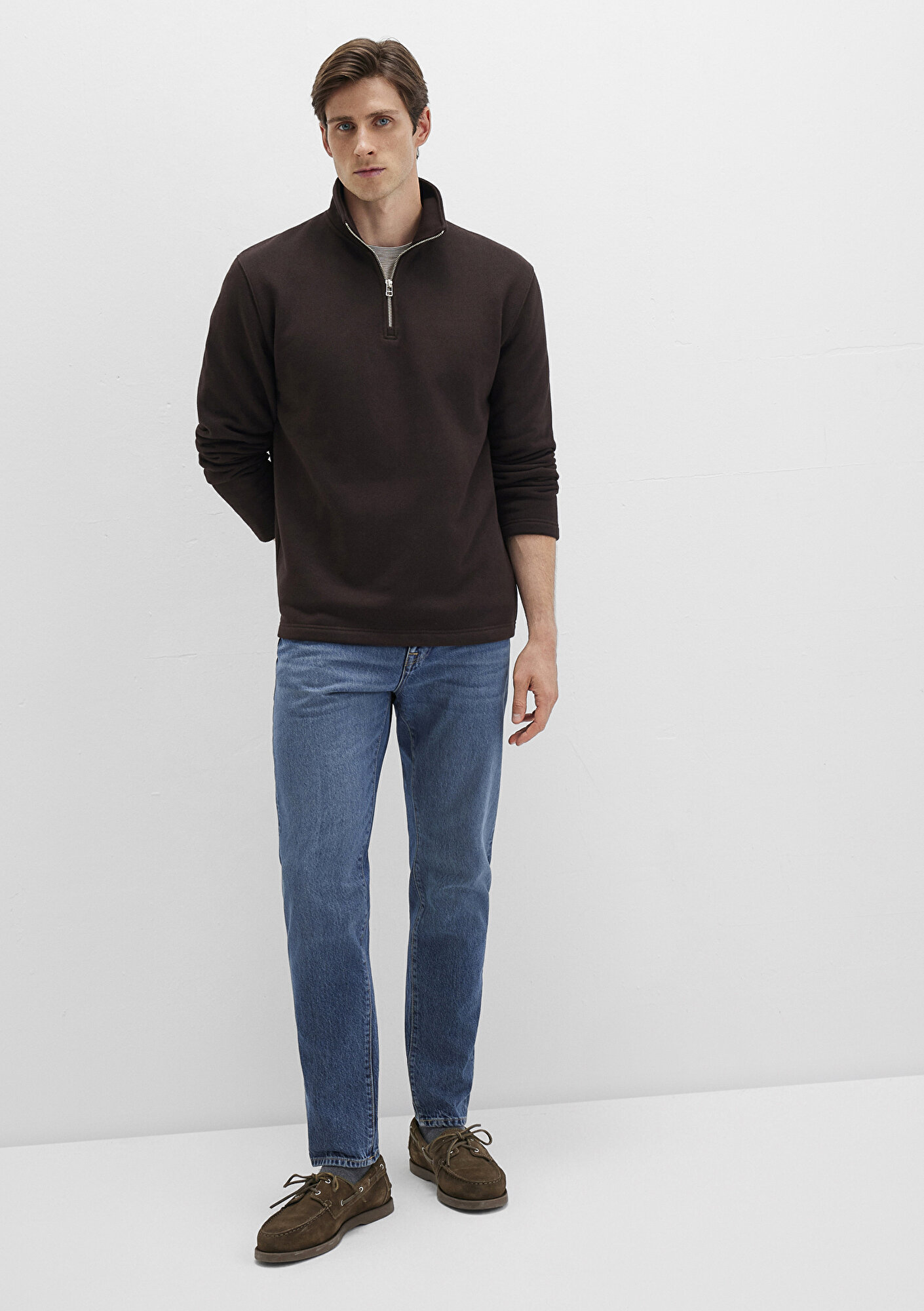  Mavi Milan Street Puslu Koyu Mavi Jean Pantolon 0081088217