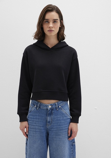  Mavi Kapüşonlu Siyah Sweatshirt 1S10386-900