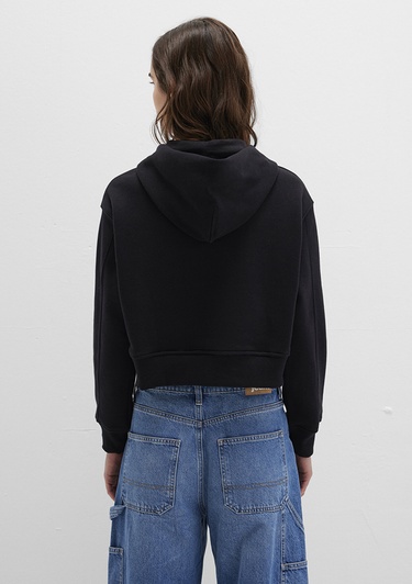  Mavi Kapüşonlu Siyah Sweatshirt 1S10386-900