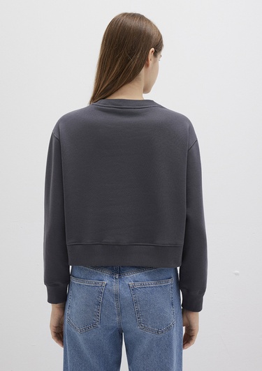  Mavi Bisiklet Yaka Antrasit Sweatshirt 1S10387-83620