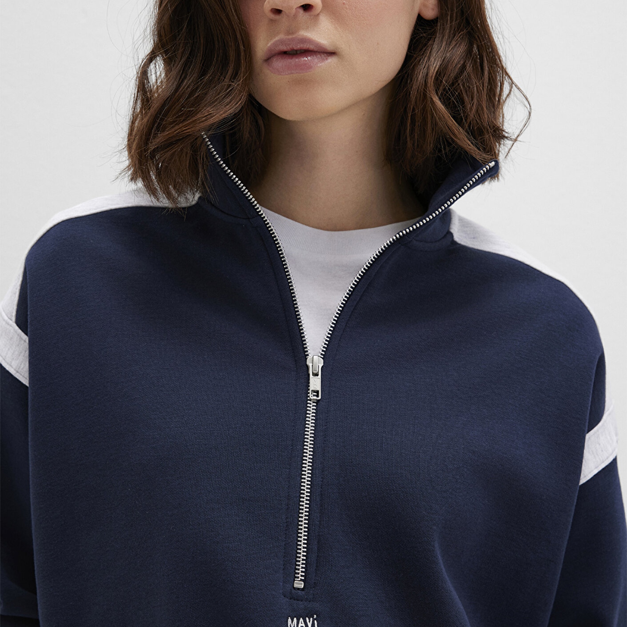 Mavi Lacivert Sweatshirt 1S10360-32184