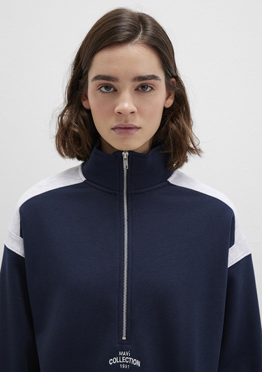  Mavi Lacivert Sweatshirt 1S10360-32184