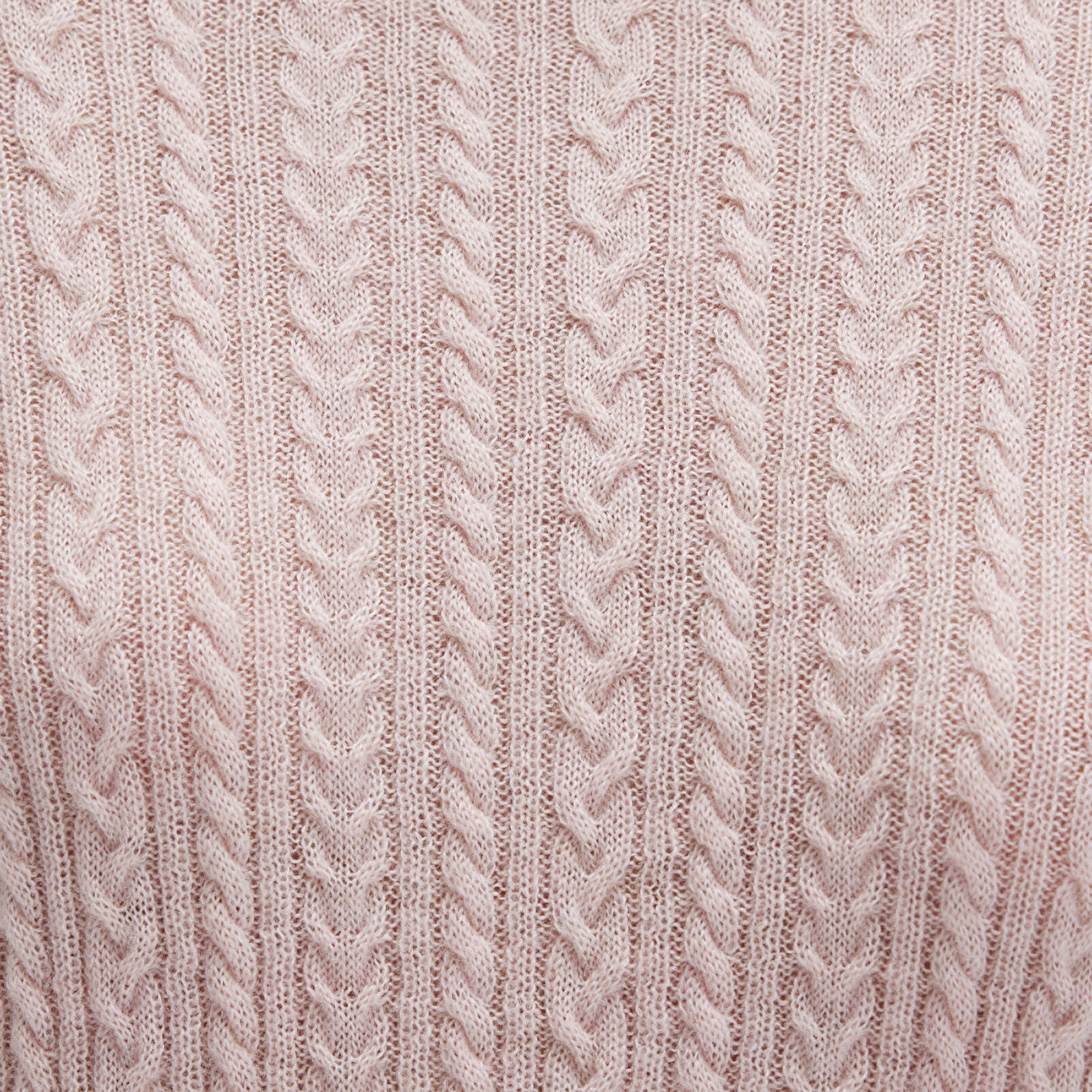 Mavi Kısa Kollu Pembe Kazak Slim Fit / Dar Kesim 1710702-90663