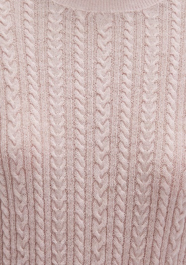  Mavi Kısa Kollu Pembe Kazak Slim Fit / Dar Kesim 1710702-90663