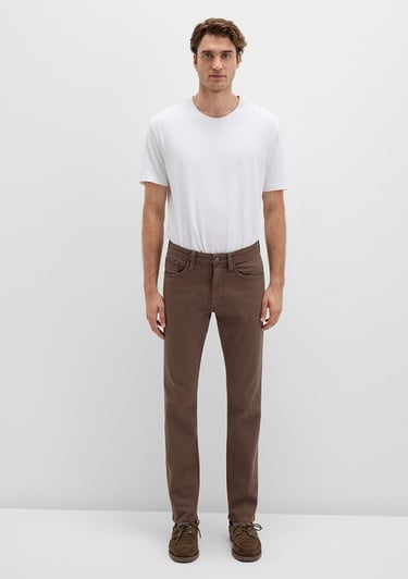  Mavi Marcus Kahverengi Comfort Gabardin Pantolon 0035190680