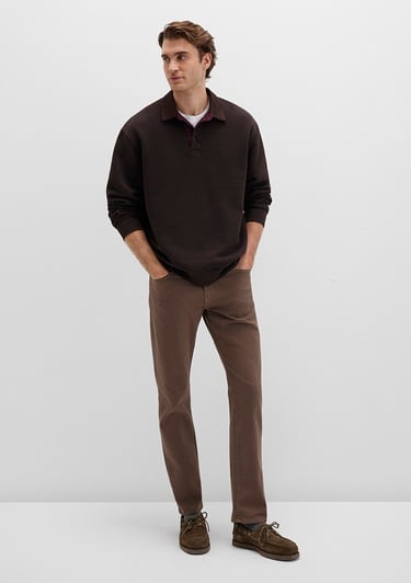  Mavi Marcus Kahverengi Comfort Gabardin Pantolon 0035190680