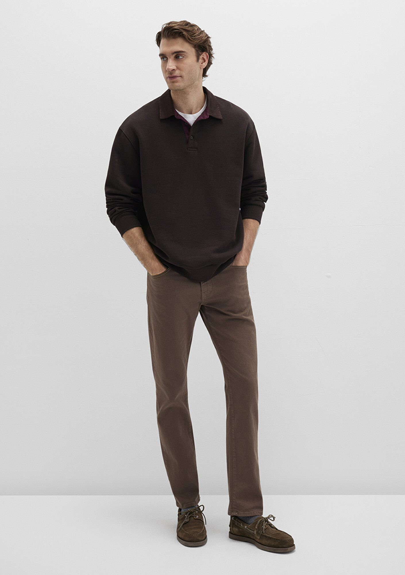  Mavi Marcus Kahverengi Comfort Gabardin Pantolon 0035190680