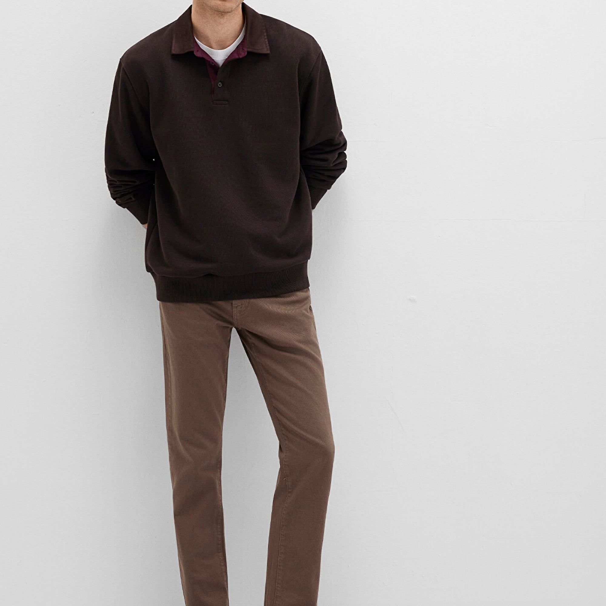 Mavi Marcus Kahverengi Comfort Gabardin Pantolon 0035190680