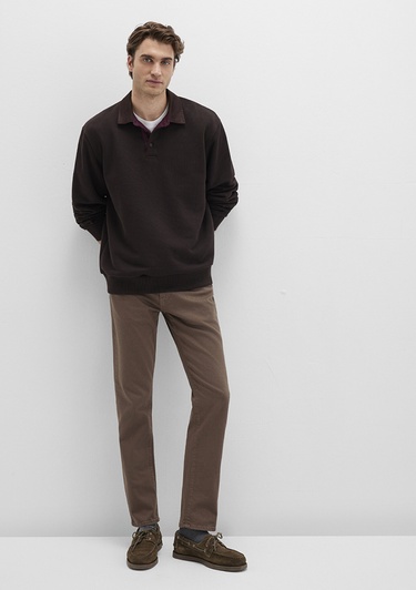  Mavi Marcus Kahverengi Comfort Gabardin Pantolon 0035190680