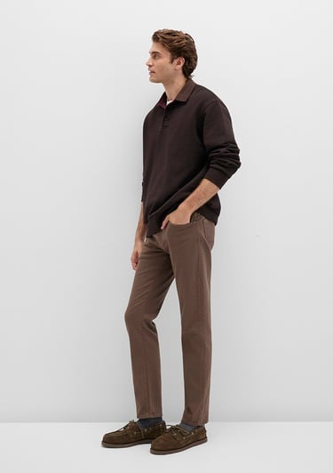  Mavi Marcus Kahverengi Comfort Gabardin Pantolon 0035190680