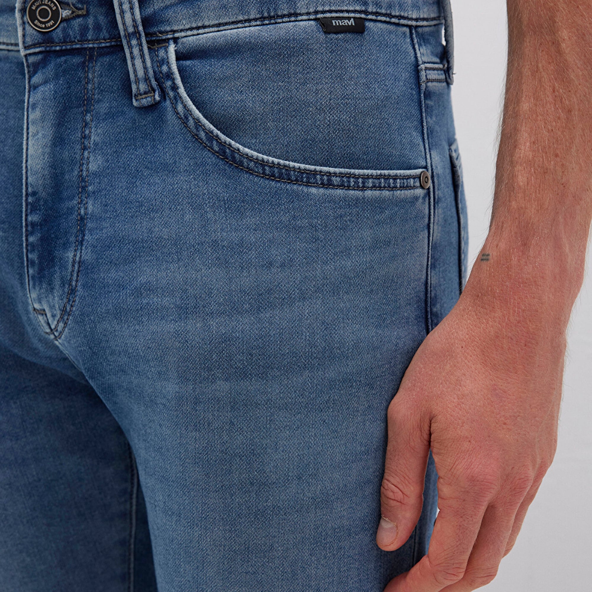 Mavi Jake Sporty Indigo Puslu Jean Pantolon 0042290651