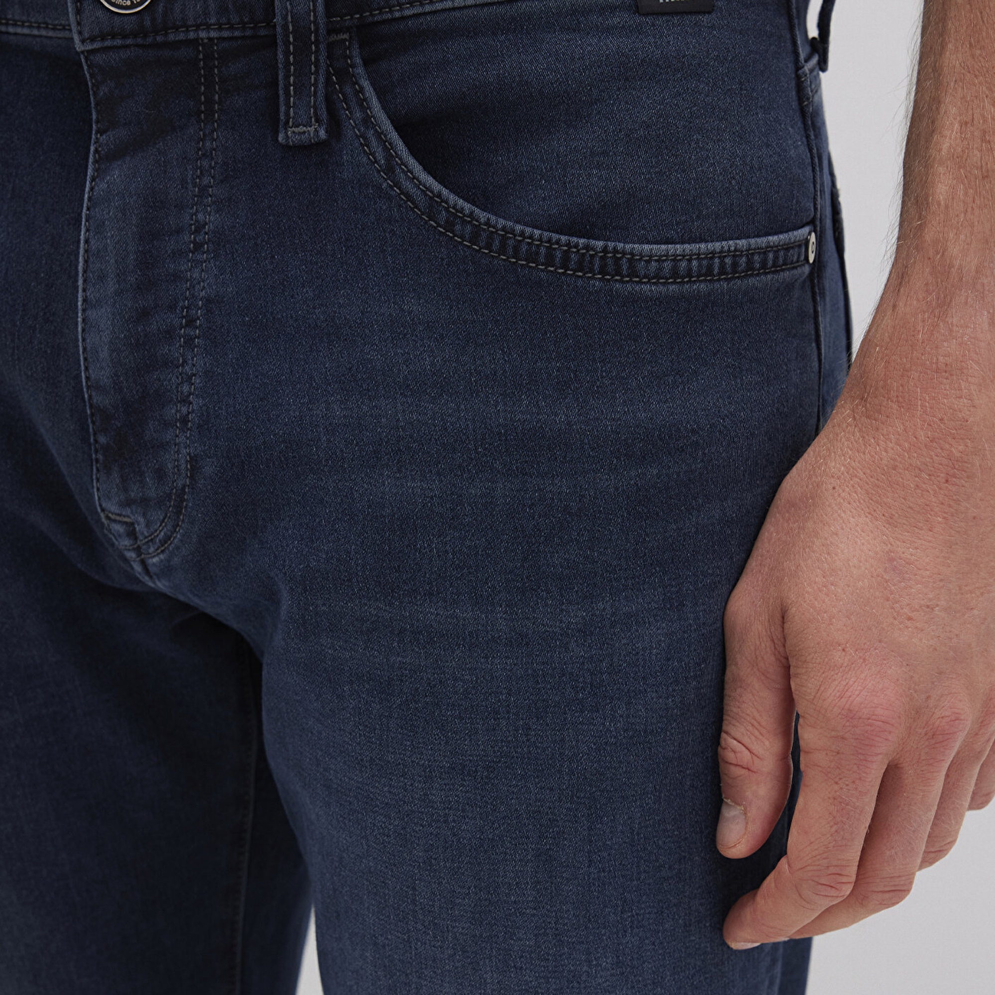 Mavi Marcus Sporty Puslu Mürekkep Mavi Jean Pantolon 0035190650