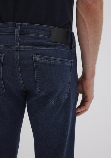  Mavi Marcus Sporty Puslu Mürekkep Mavi Jean Pantolon 0035190650