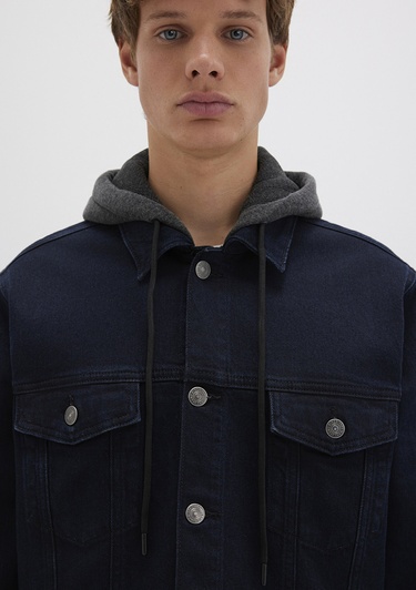  Mavi Brandon 90lar Mürekkep Mavisi Jean Ceket 0112808-90770
