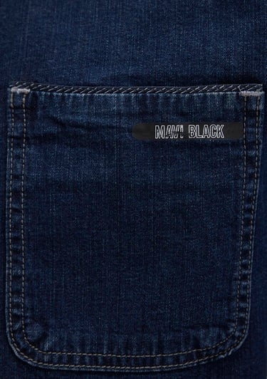  Mavi Aidan Mavi Black Vintage Indigo Mavisi Jean Gömlek Regular Fit / Normal Kesim 0210588-90768