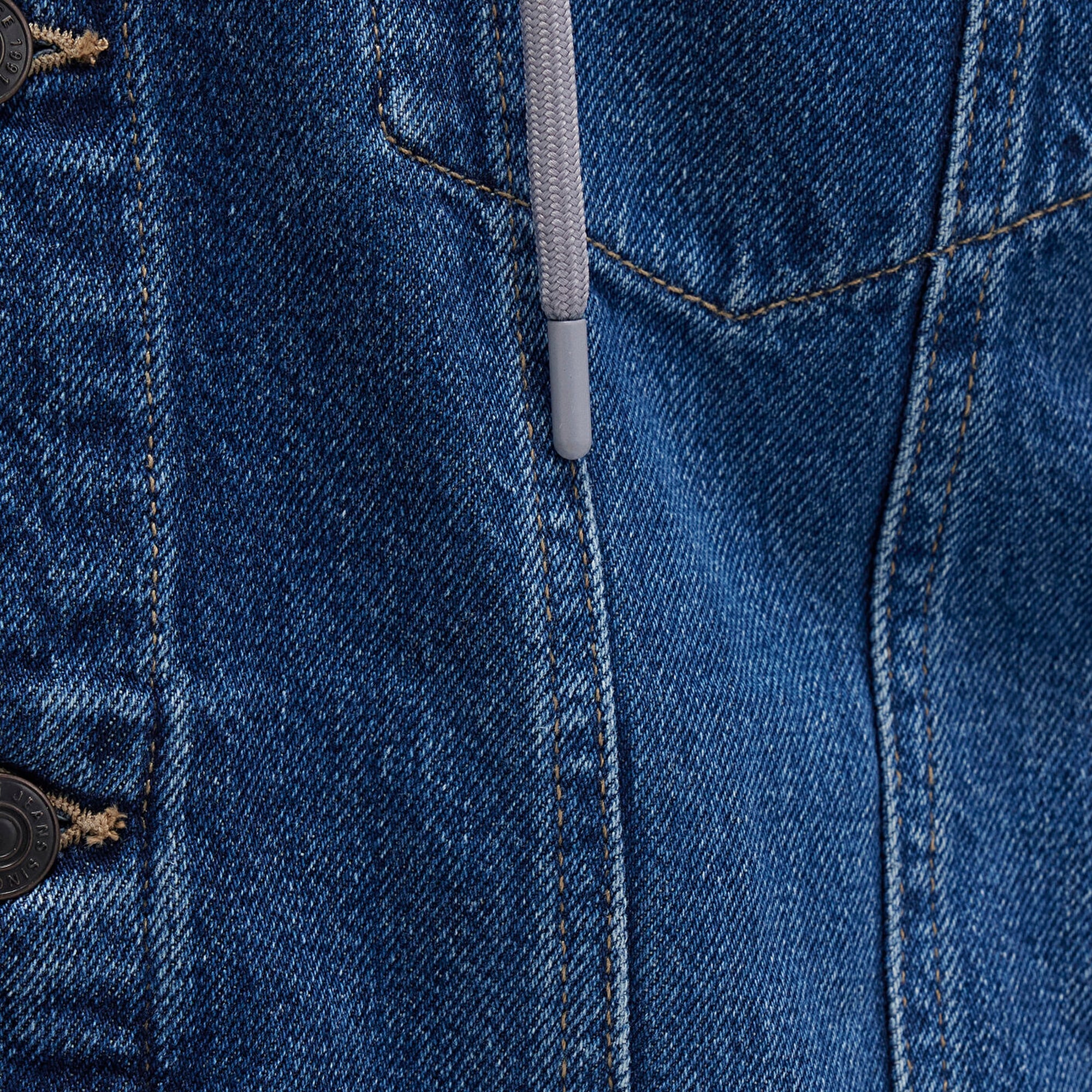 Mavi Brandon 90lar Vintage Koyu Mavi Jean Ceket 0112808-90839