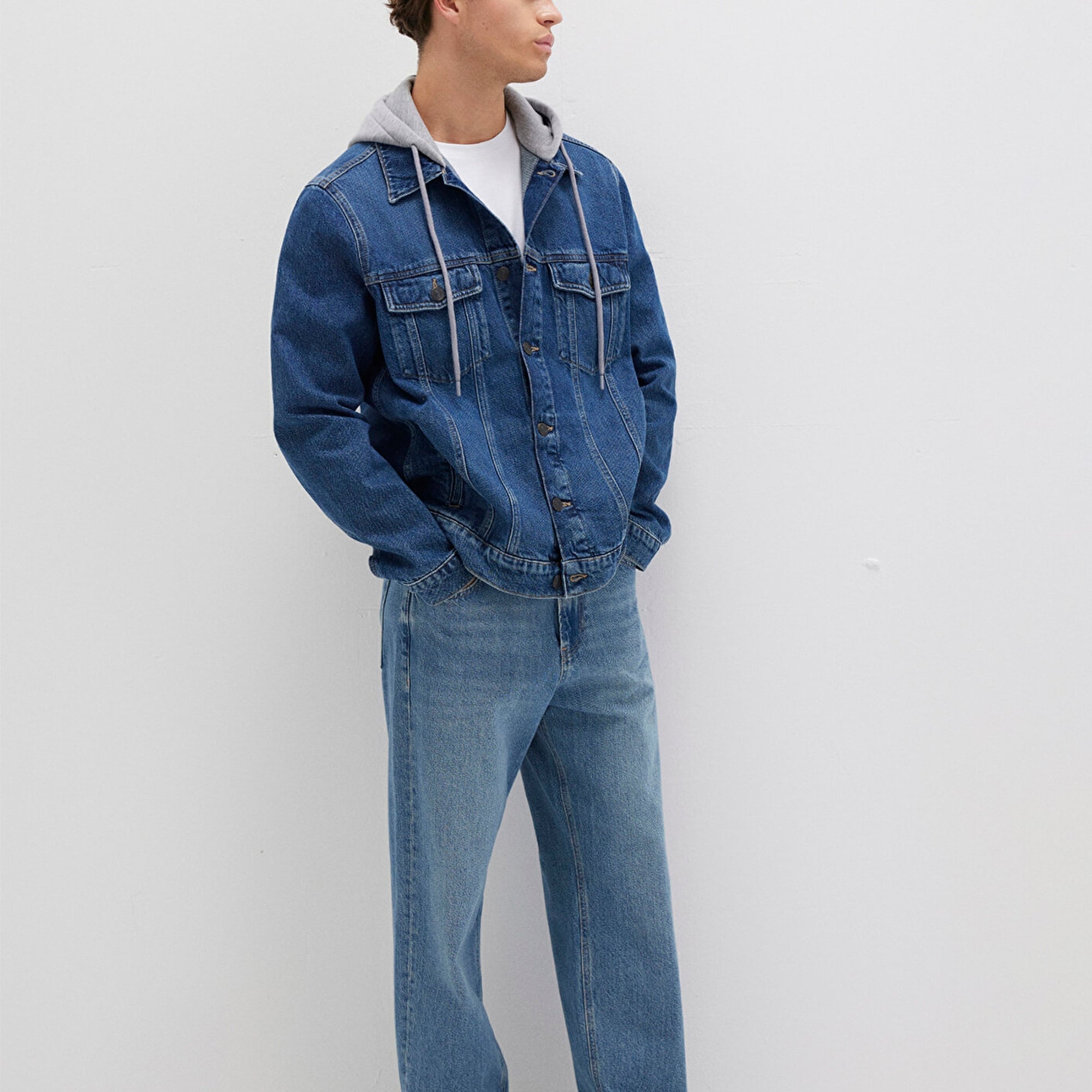 Mavi Brandon 90lar Vintage Koyu Mavi Jean Ceket 0112808-90839