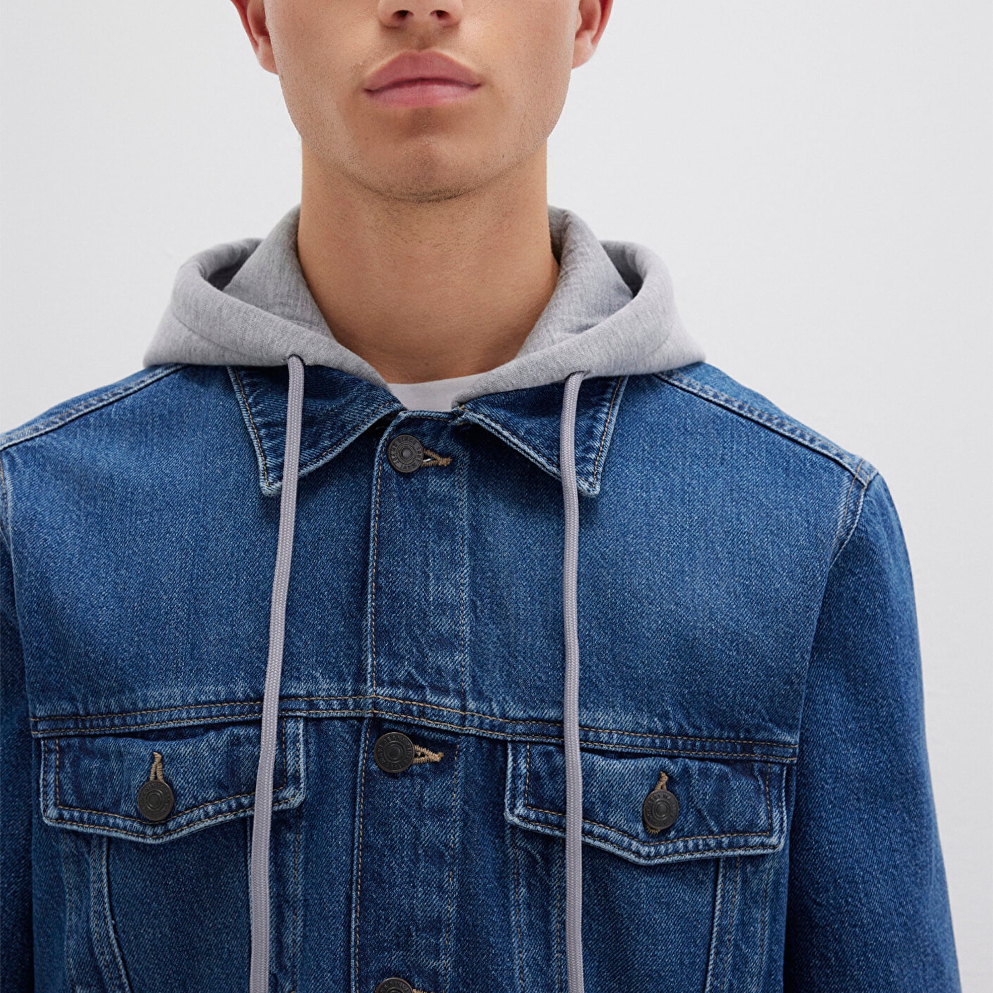 Mavi Brandon 90lar Vintage Koyu Mavi Jean Ceket 0112808-90839