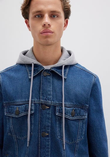  Mavi Brandon 90lar Vintage Koyu Mavi Jean Ceket 0112808-90839