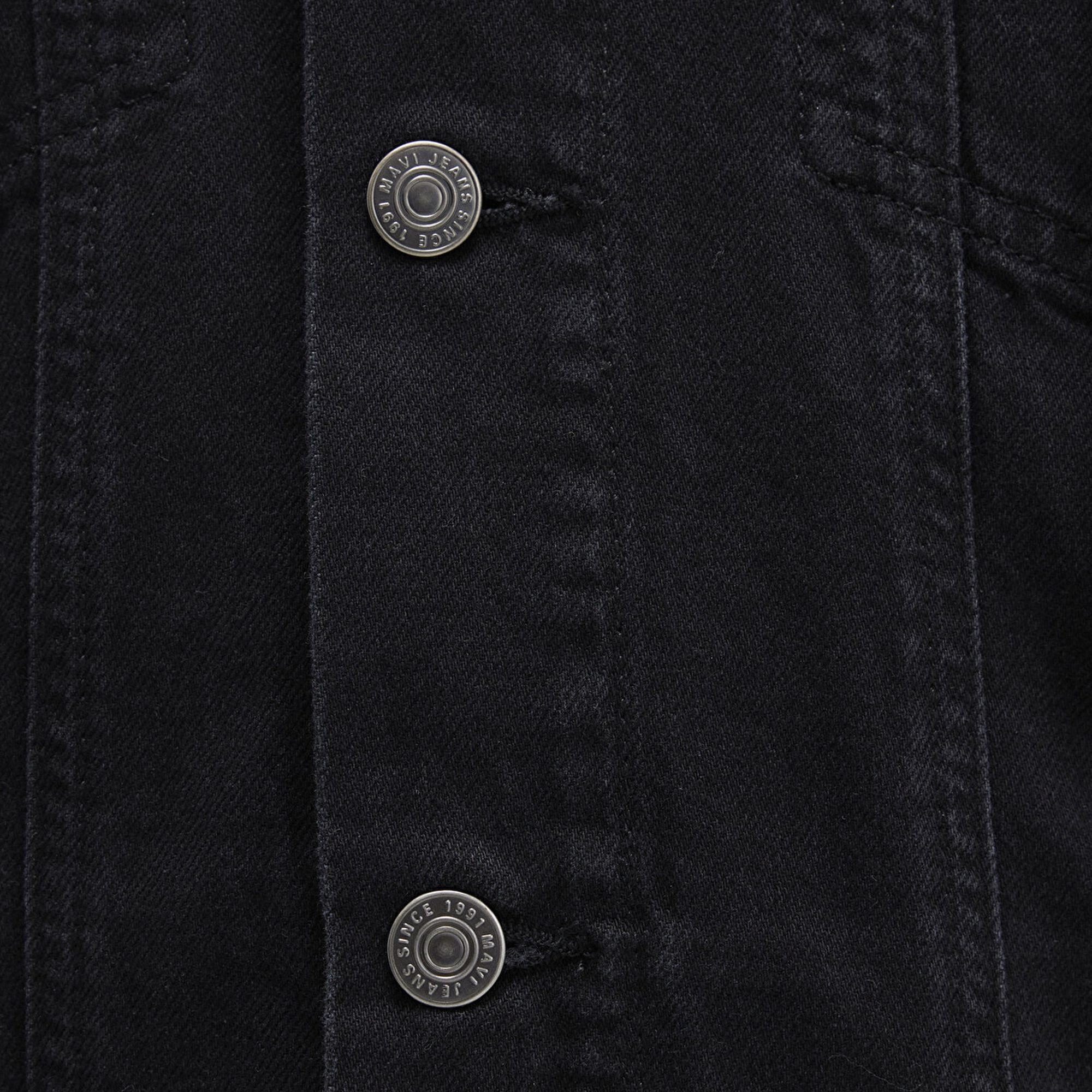 Mavi Lenny 90lar Rinse Antrasit Jean Ceket 0112735-90769