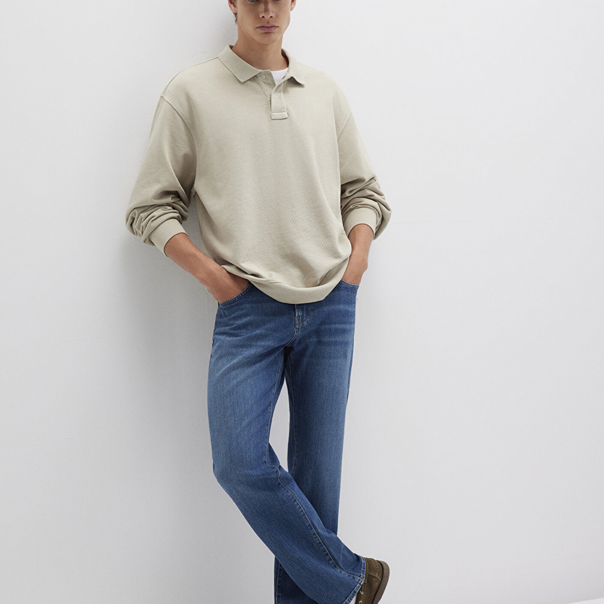 Mavi Lisbon Classic Denim Puslu Vintage Koyu Mavi Jean Pantolon 0010039-90818