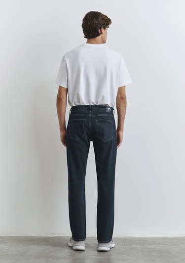  Mavi Lisbon Classic Denim Koyu Mavi Gölgeli Jean Pantolon 0010039-90646