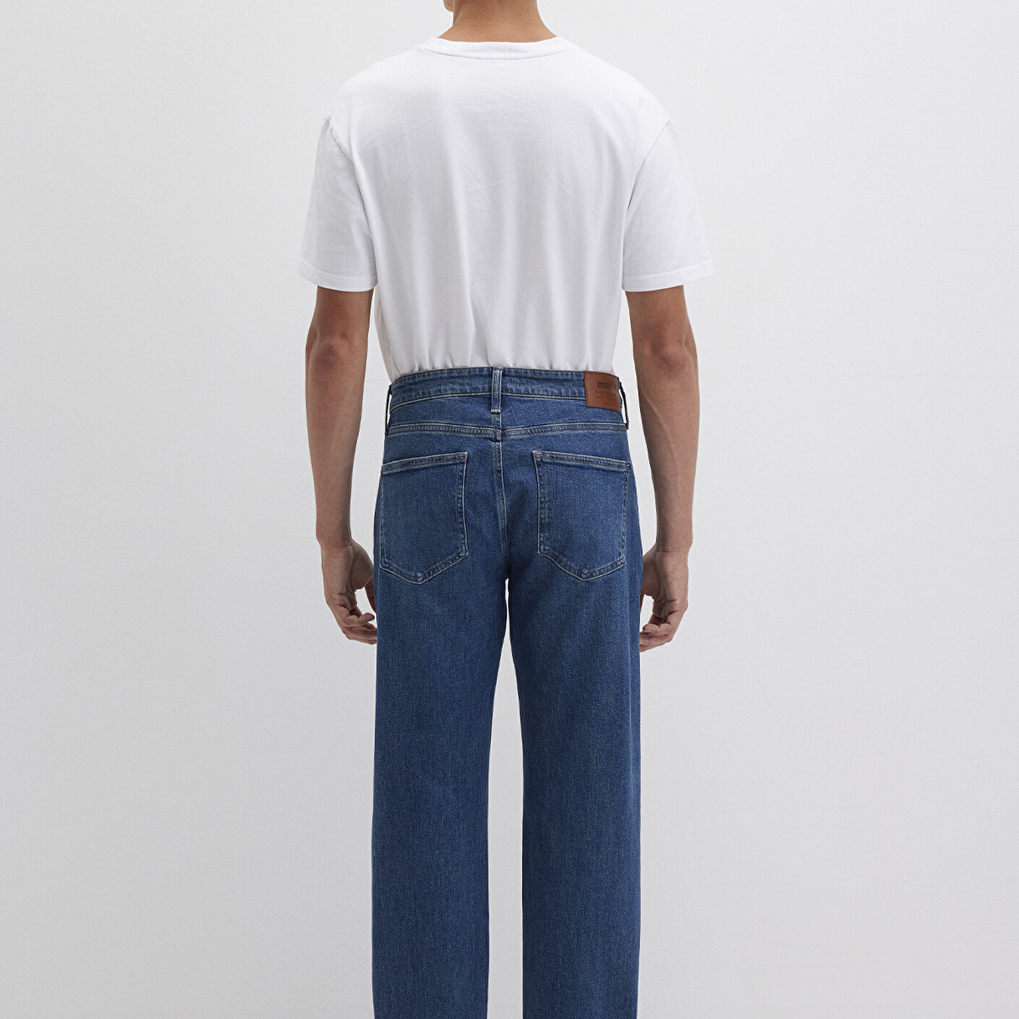 Mavi Lisbon Classic Denim Puslu Vintage Koyu Mavi Jean Pantolon 0010039-90818